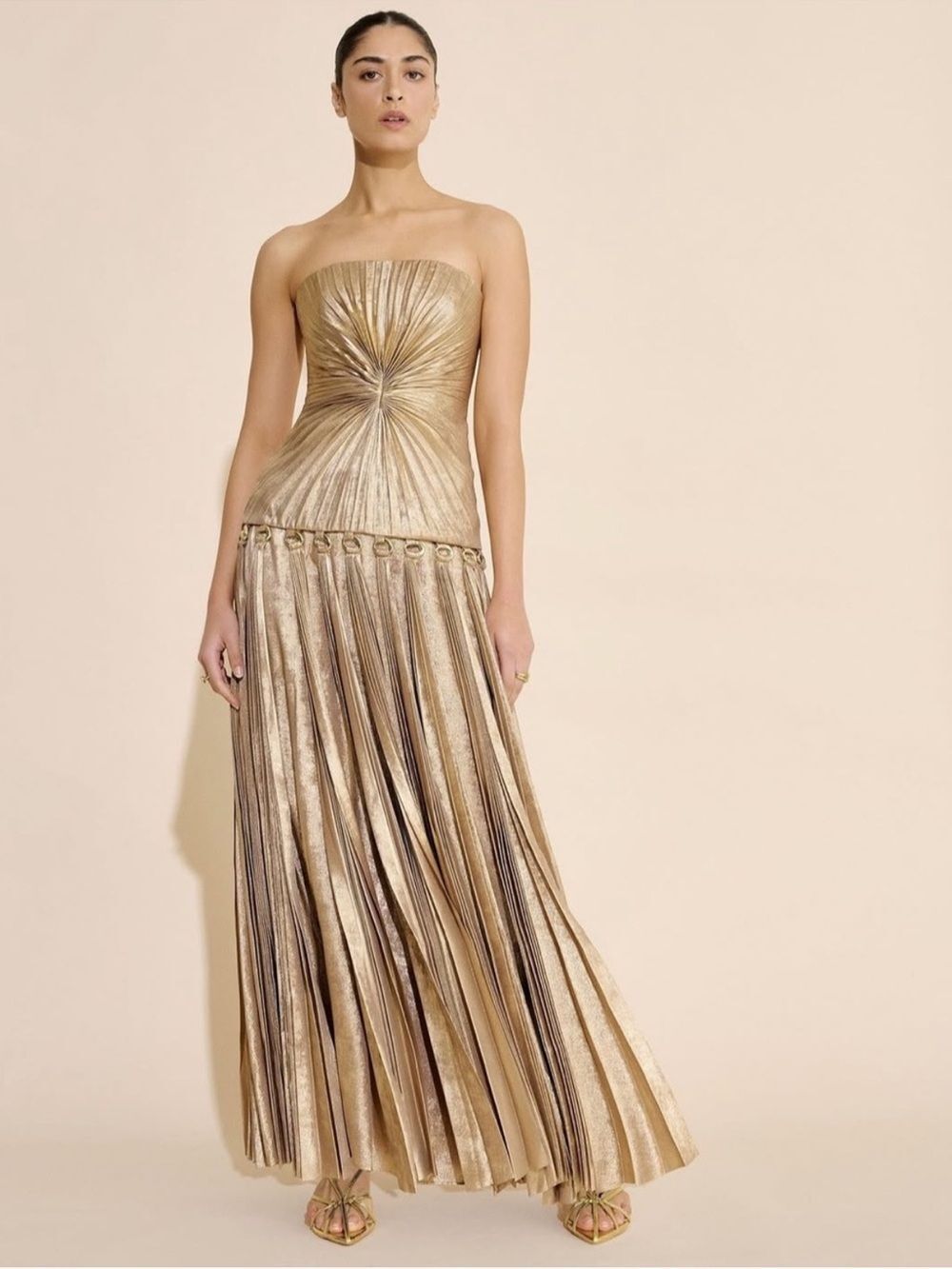 Acler Fintry metallic dress